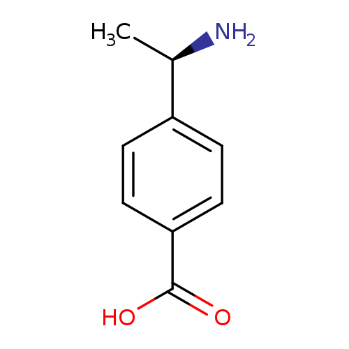 C[C@H](c1ccc(cc1)C(=O)O)N