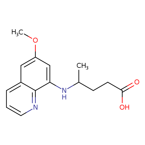 COc1cc(NC(CCC(=O)O)C)c2c(c1)cccn2