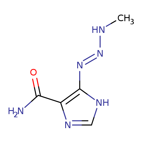 CN/N=N/c1c(nc[nH]1)C(=O)N