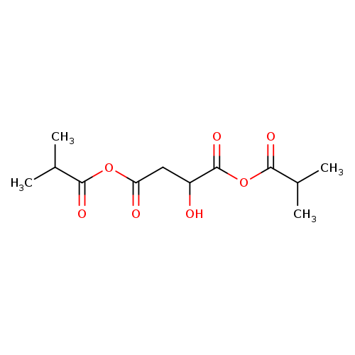 O=C(CC(C(=O)OC(=O)C(C)C)O)OC(=O)C(C)C