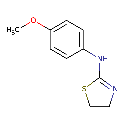 COc1ccc(cc1)NC1=NCCS1