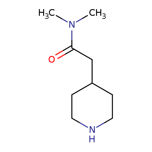 CN(C(=O)CC1CCNCC1)C