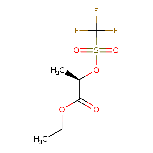 CCOC(=O)[C@H](OS(=O)(=O)C(F)(F)F)C