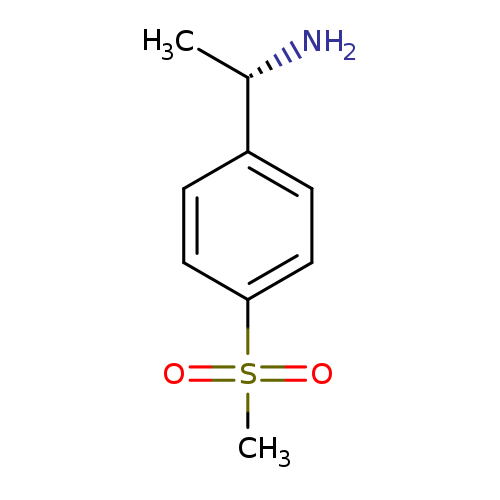 C[C@@H](c1ccc(cc1)S(=O)(=O)C)N