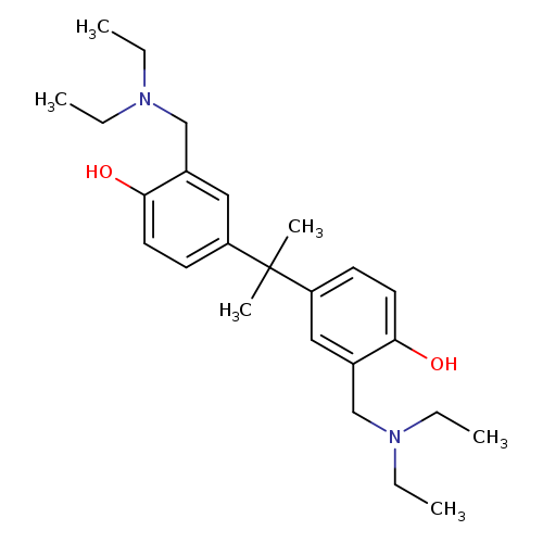 CCN(Cc1cc(ccc1O)C(c1ccc(c(c1)CN(CC)CC)O)(C)C)CC