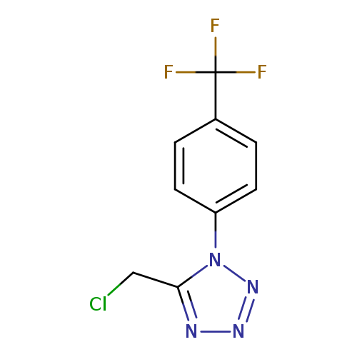 ClCc1nnnn1c1ccc(cc1)C(F)(F)F