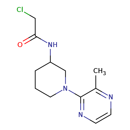 ClCC(=O)NC1CCCN(C1)c1nccnc1C