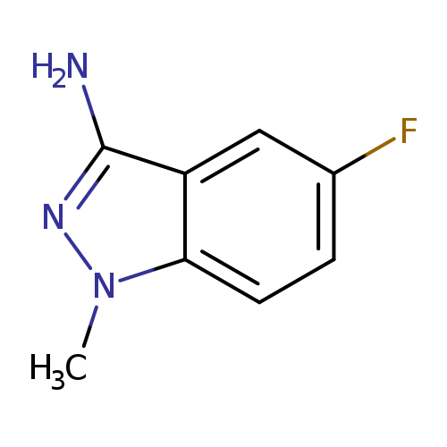 Fc1ccc2c(c1)c(N)nn2C