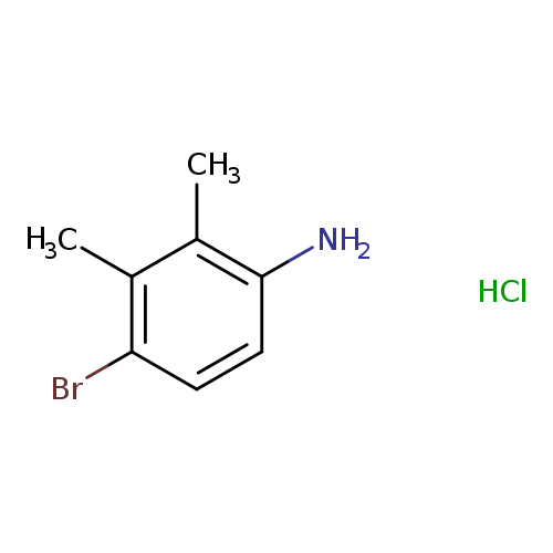 Nc1ccc(c(c1C)C)Br.Cl