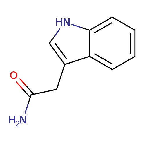 NC(=O)Cc1c[nH]c2c1cccc2