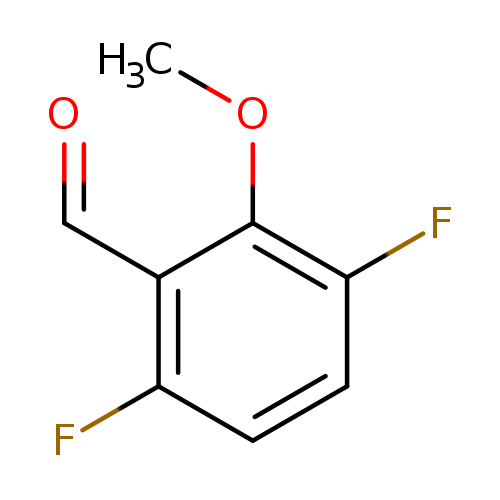 O=Cc1c(F)ccc(c1OC)F