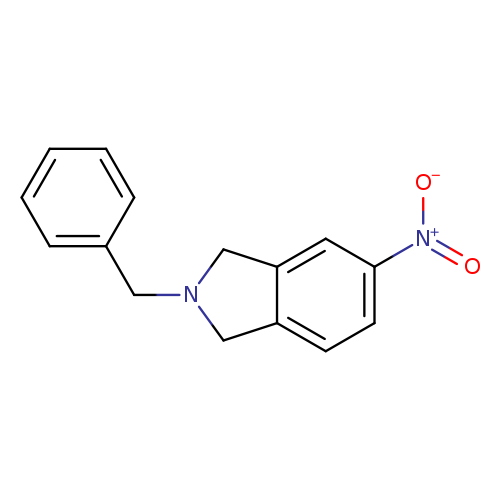 [O-][N+](=O)c1ccc2c(c1)CN(C2)Cc1ccccc1