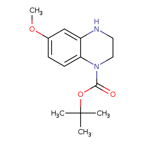 COc1ccc2c(c1)NCCN2C(=O)OC(C)(C)C