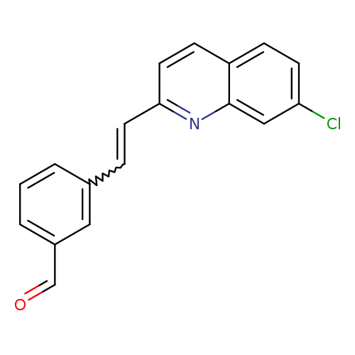 O=Cc1cccc(c1)C=Cc1ccc2c(n1)cc(cc2)Cl