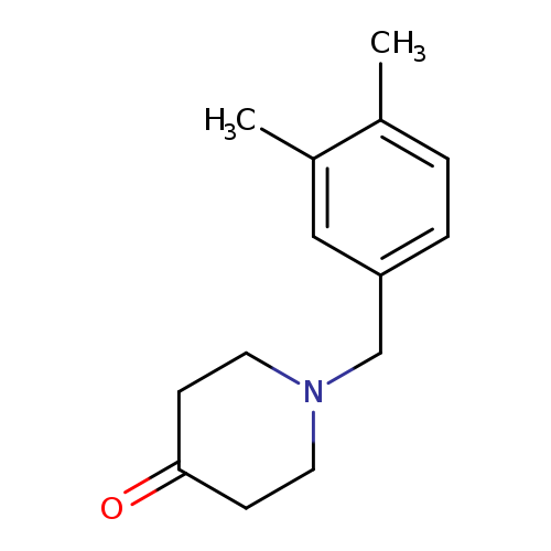 O=C1CCN(CC1)Cc1ccc(c(c1)C)C