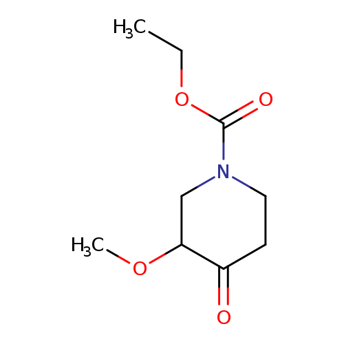 CCOC(=O)N1CCC(=O)C(C1)OC