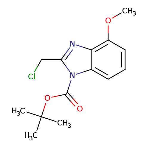 ClCc1nc2c(n1C(=O)OC(C)(C)C)cccc2OC