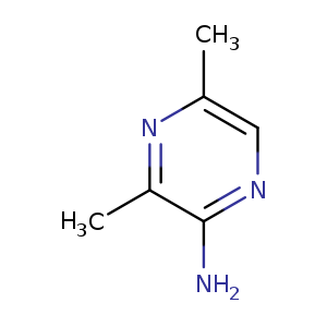 Cc1cnc(c(n1)C)N