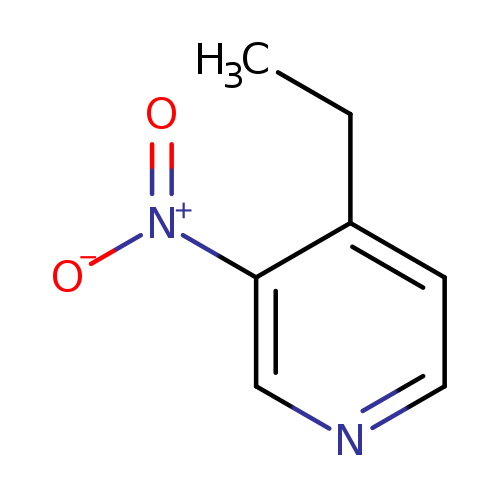 CCc1ccncc1[N+](=O)[O-]