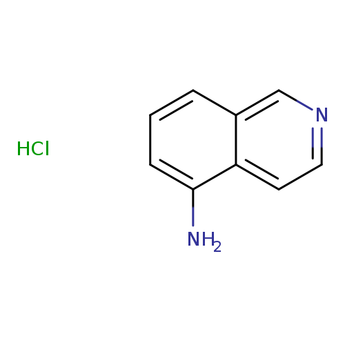 Nc1cccc2c1ccnc2.Cl