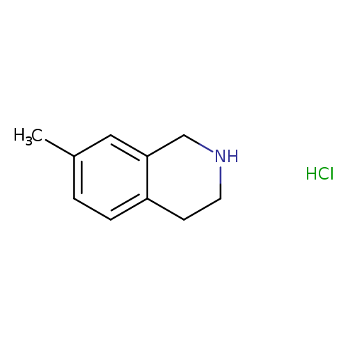 Cc1ccc2c(c1)CNCC2.Cl