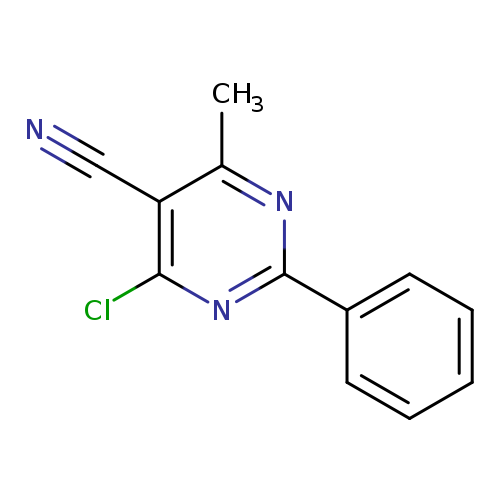 N#Cc1c(C)nc(nc1Cl)c1ccccc1