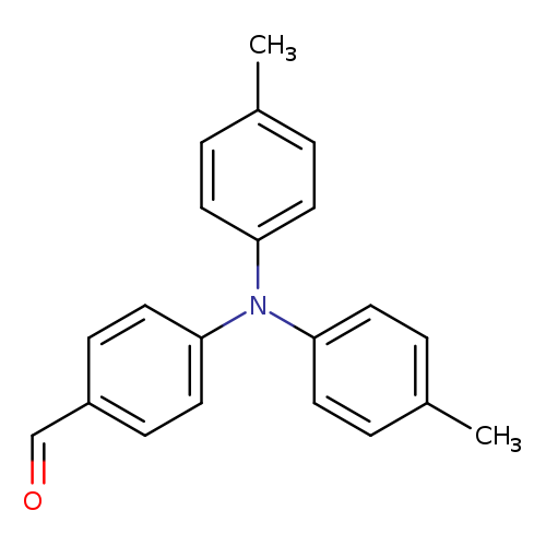 O=Cc1ccc(cc1)N(c1ccc(cc1)C)c1ccc(cc1)C
