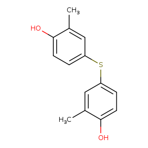 Oc1ccc(cc1C)Sc1ccc(c(c1)C)O
