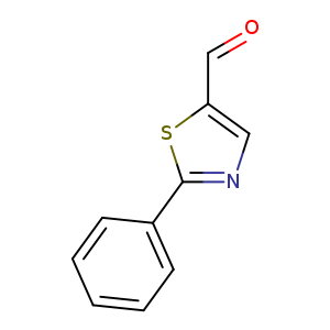 O=Cc1cnc(s1)c1ccccc1