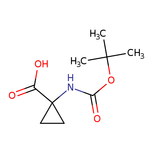 O=C(NC1(CC1)C(=O)O)OC(C)(C)C