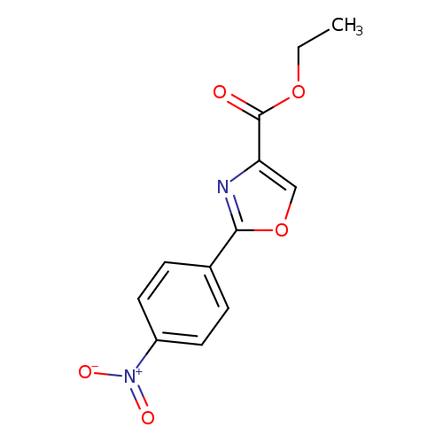 CCOC(=O)c1coc(n1)c1ccc(cc1)[N+](=O)[O-]