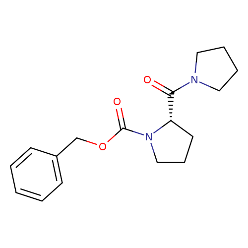 O=C(N1CCC[C@H]1C(=O)N1CCCC1)OCc1ccccc1