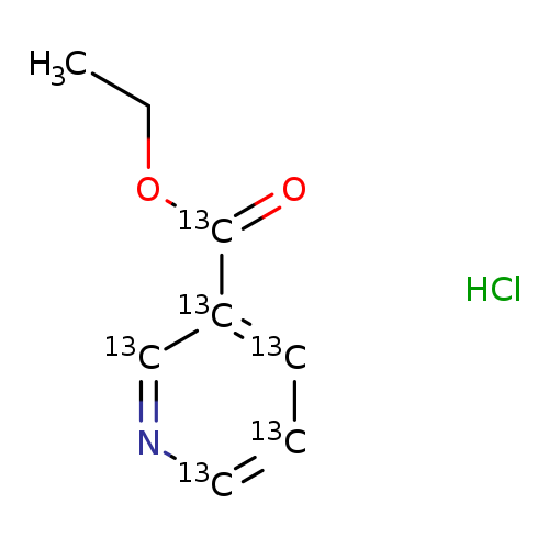 CCO[13C](=O)[13c]1[13cH][13cH][13cH]n[13cH]1.Cl