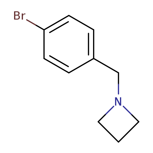 Brc1ccc(cc1)CN1CCC1