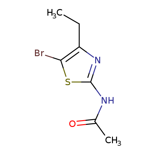 CCc1nc(sc1Br)NC(=O)C