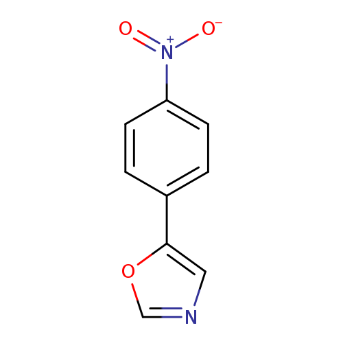 [O-][N+](=O)c1ccc(cc1)c1cnco1