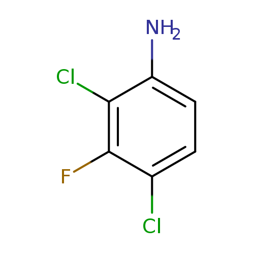 Clc1ccc(c(c1F)Cl)N