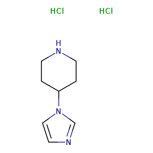 N1CCC(CC1)n1cncc1.Cl.Cl