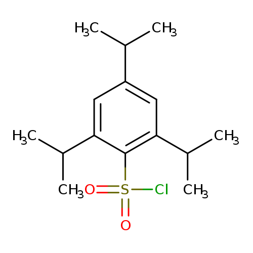 CC(c1cc(cc(c1S(=O)(=O)Cl)C(C)C)C(C)C)C