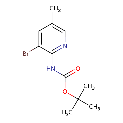 O=C(OC(C)(C)C)Nc1ncc(cc1Br)C