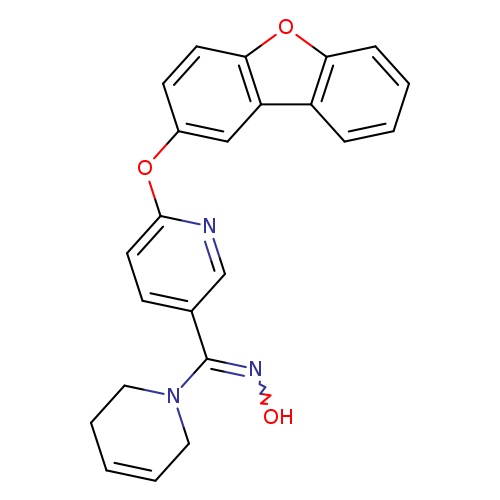 ON=C(c1ccc(nc1)Oc1ccc2c(c1)c1ccccc1o2)N1CCC=CC1