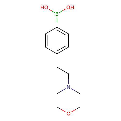 OB(c1ccc(cc1)CCN1CCOCC1)O