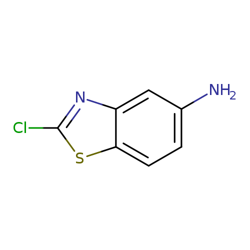 Nc1ccc2c(c1)nc(s2)Cl