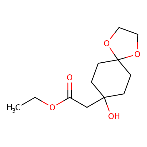 CCOC(=O)CC1(O)CCC2(CC1)OCCO2