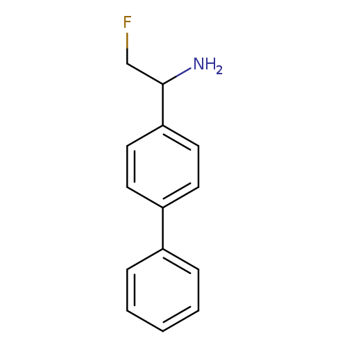 FCC(c1ccc(cc1)c1ccccc1)N