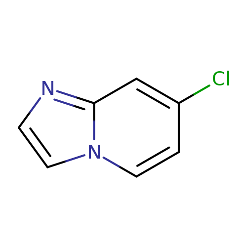 Clc1ccn2c(c1)ncc2