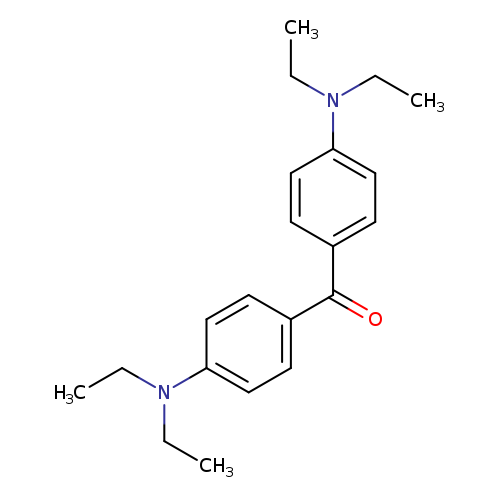 CCN(c1ccc(cc1)C(=O)c1ccc(cc1)N(CC)CC)CC