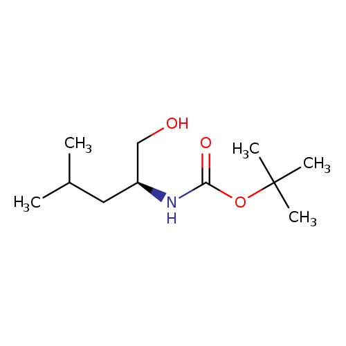 OC[C@@H](NC(=O)OC(C)(C)C)CC(C)C