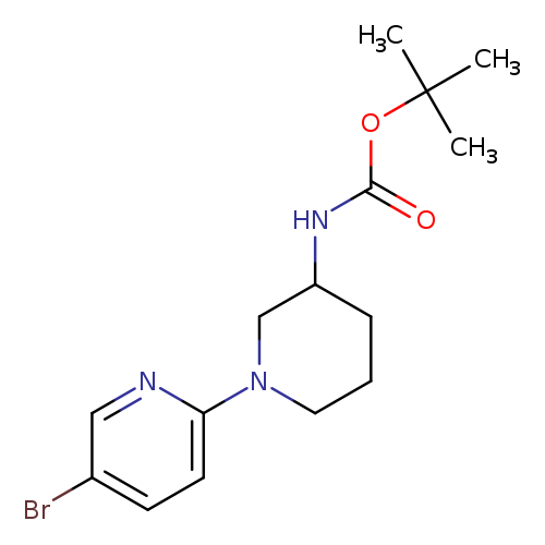 O=C(OC(C)(C)C)NC1CCCN(C1)c1ccc(cn1)Br