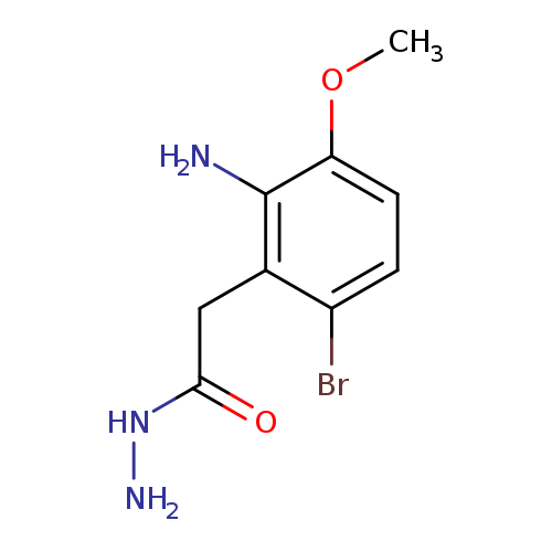 NNC(=O)Cc1c(Br)ccc(c1N)OC